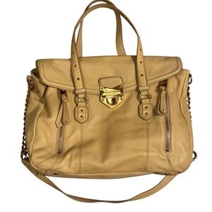 Aimee Kestenberg genuine leather satchel purse bag pristine